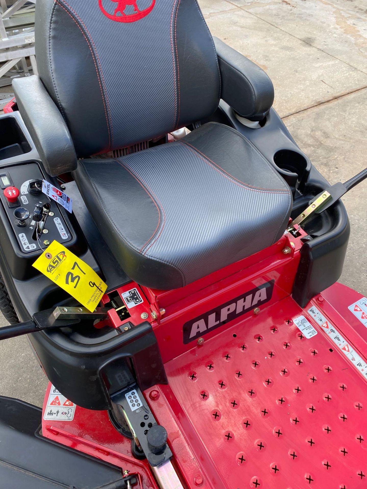 UNUSED 42” ALPHA BIG DOG ZERO TURN MOWER, KAWASAKI GAS ENGINE, LED LIGHTING, RUNS AND OPERATES - Image 8 of 8