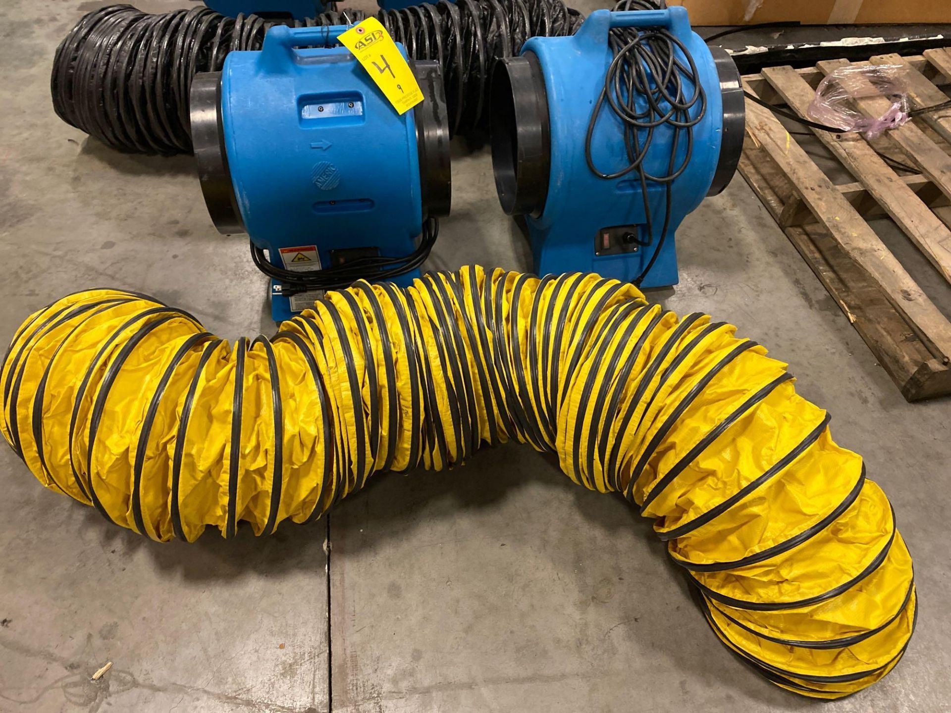 TWO AMERIC BLOWERS MODEL VAF-3000 WITH HOSE