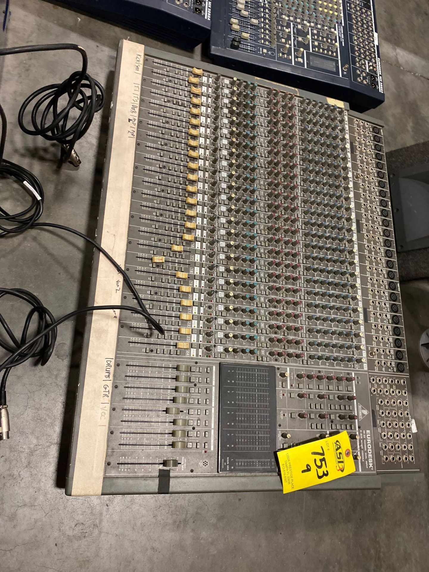 EURODESK 48/24 CHANNEL DUAL INPUT MIXING CONSOLE