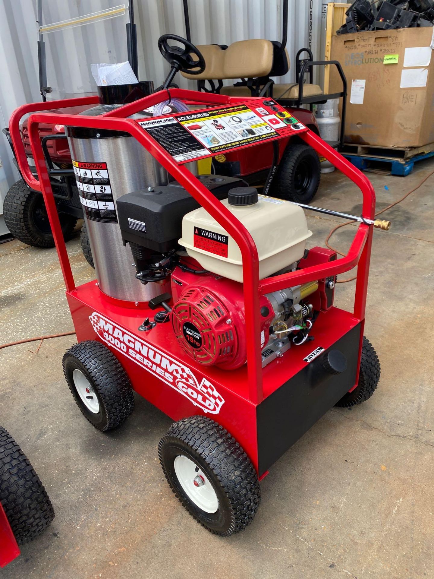 2020 UNUSED MAGNUM 4000 HEATED PRESSURE WASHER, ELECTRIC START, 4,000 PSI - Image 5 of 14