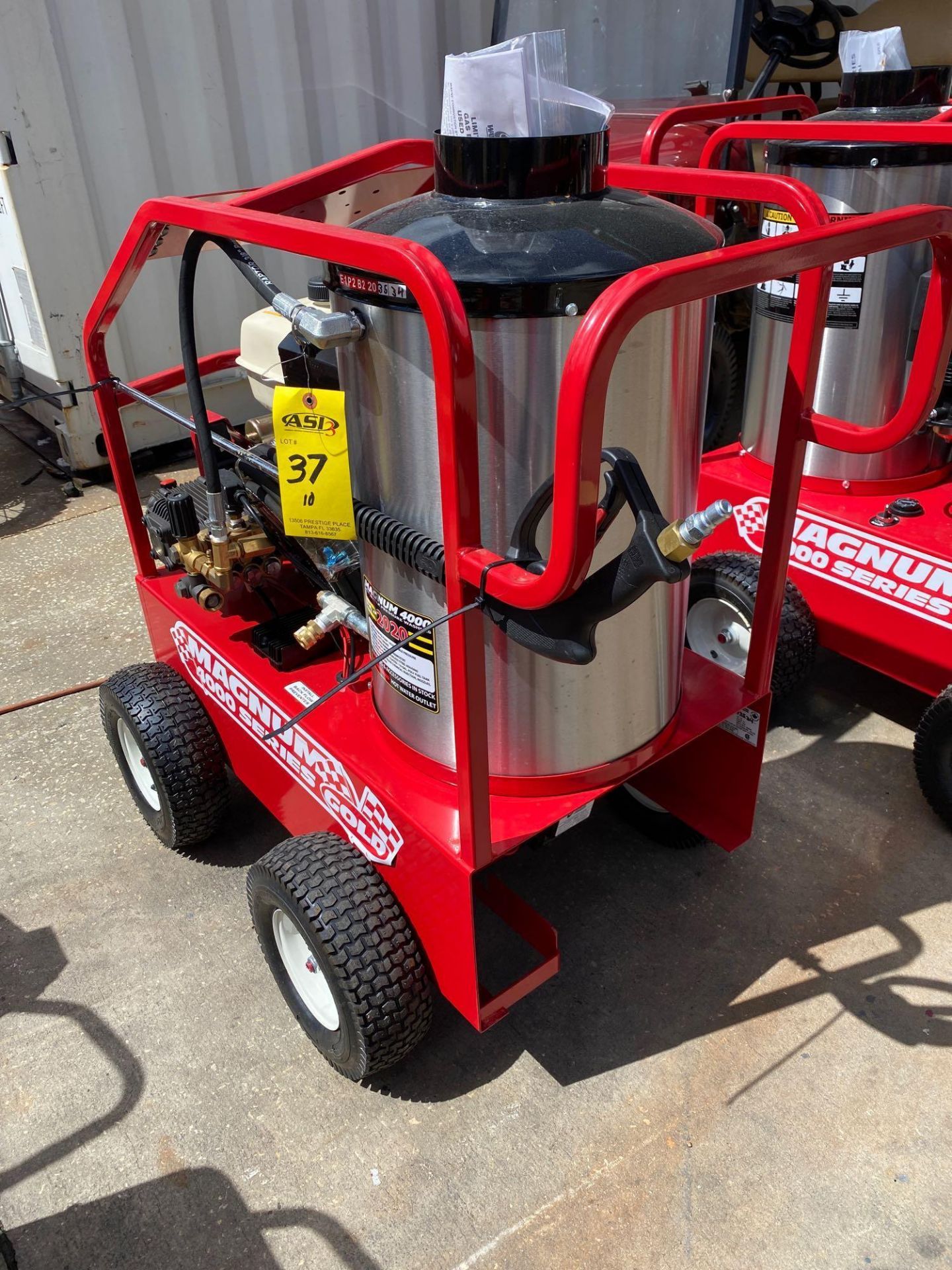 2020 UNUSED MAGNUM 4000 HEATED PRESSURE WASHER, ELECTRIC START, 4,000 PSI - Image 8 of 12