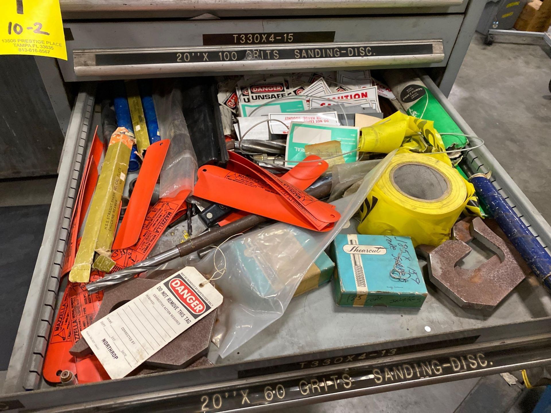 8 DRAWER INDUSTRIAL PARTS CABINET/TOOL BOX - Image 6 of 11