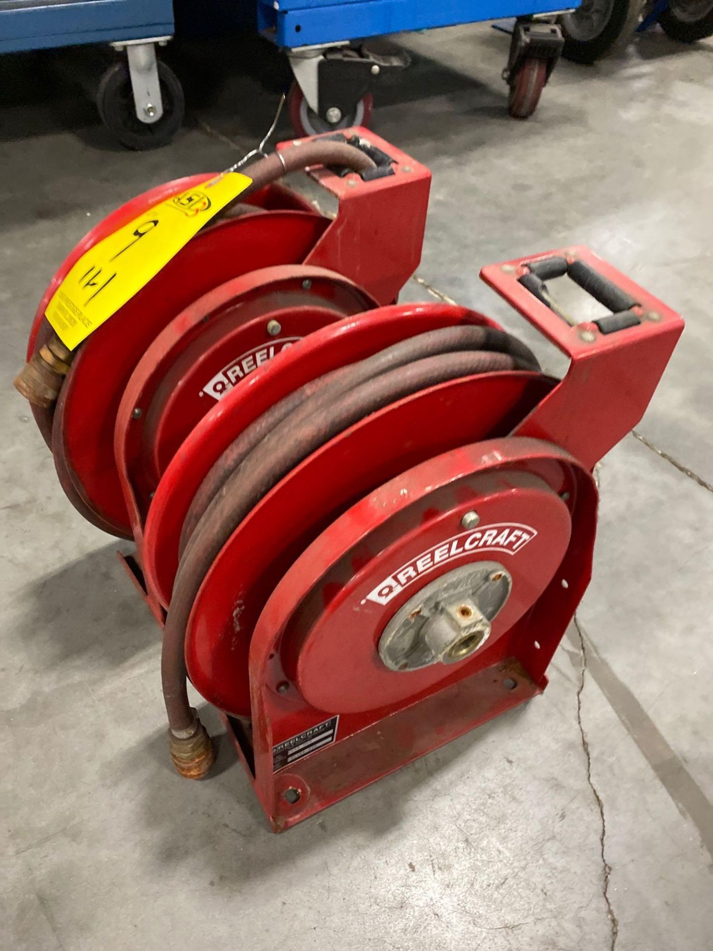 TWO REELCRAFT HOSE REELS