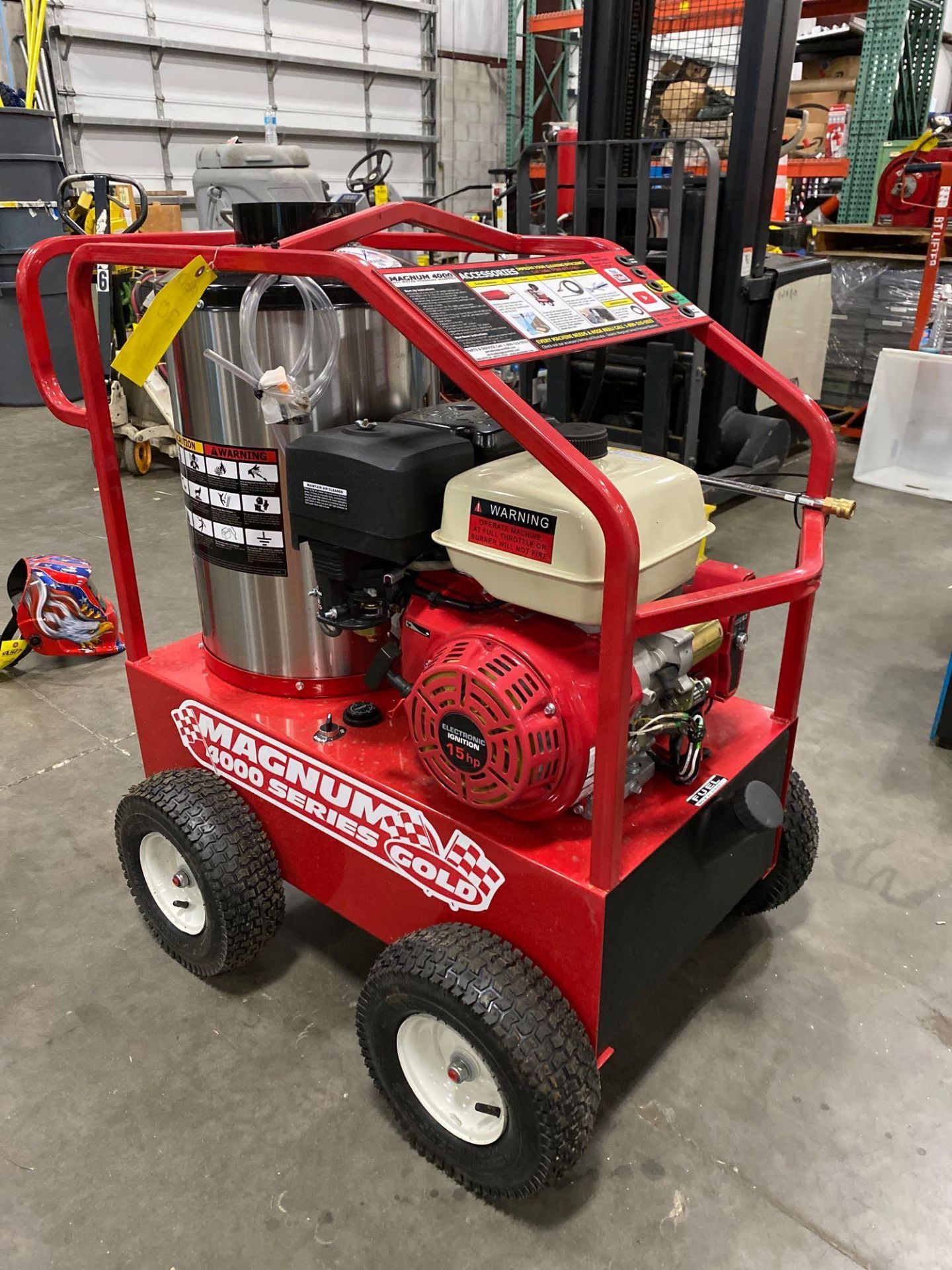 UNUSED 2020 EASY KLEEN MAGNUM GOLD 4,000 PSI HEATED PRESSURE WASHER, 12V, GAS POWERED, ELECTRIC STAR - Image 2 of 6