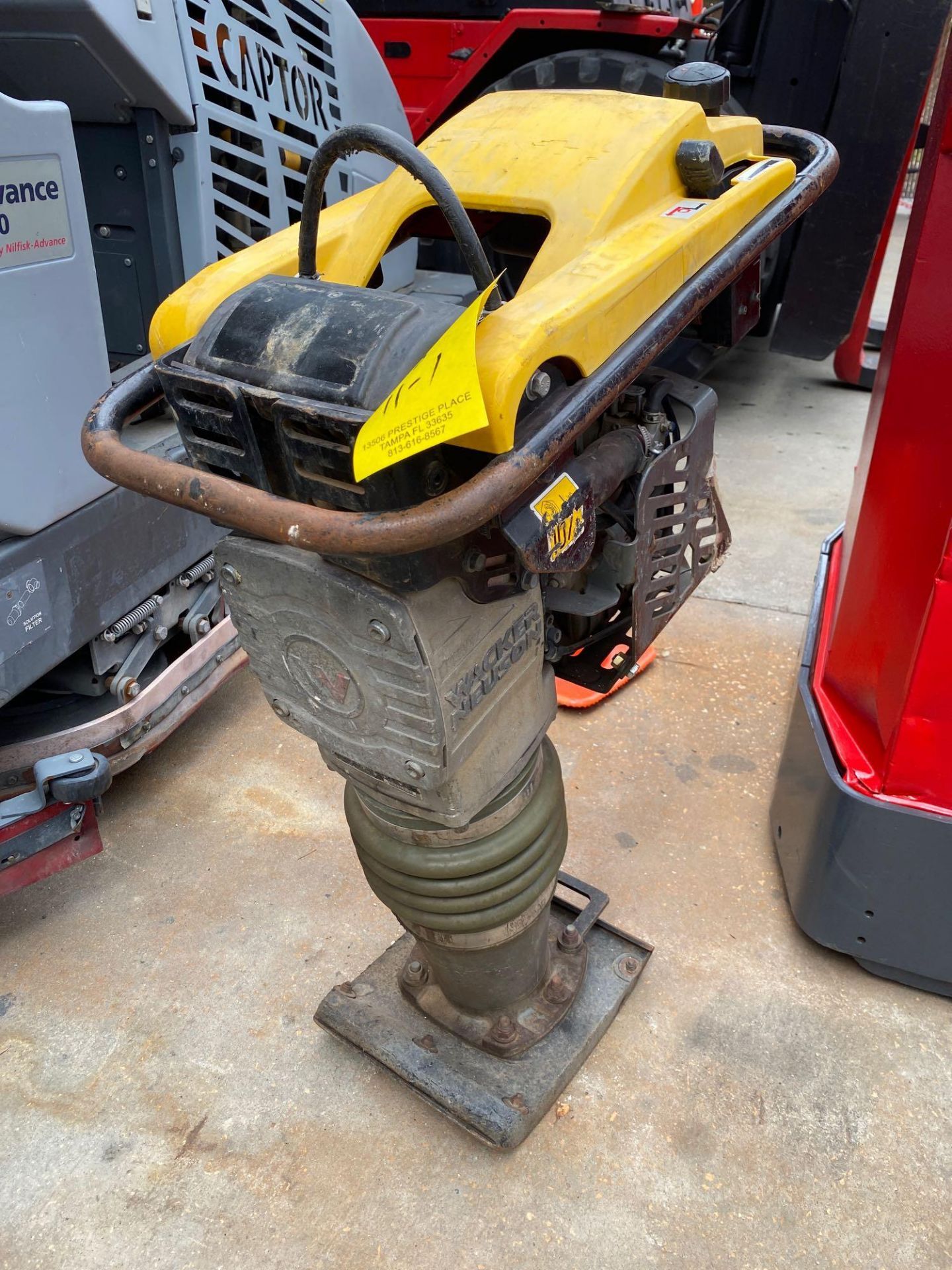 WACKER NEUSON BS60-4S GAS POWERED COMPACTOR, RUNS AND OPERATES