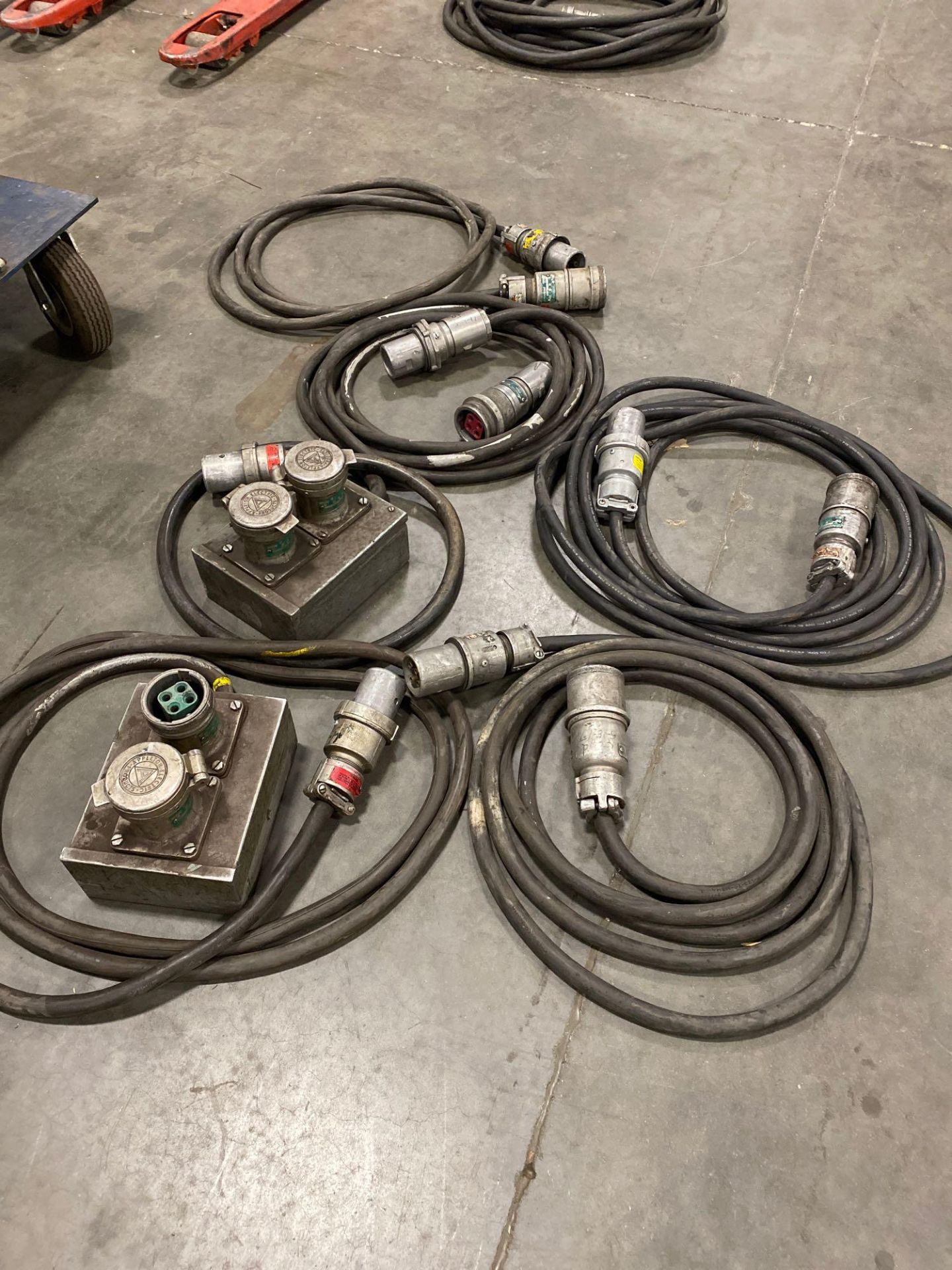 LOT OF POWER CABLES