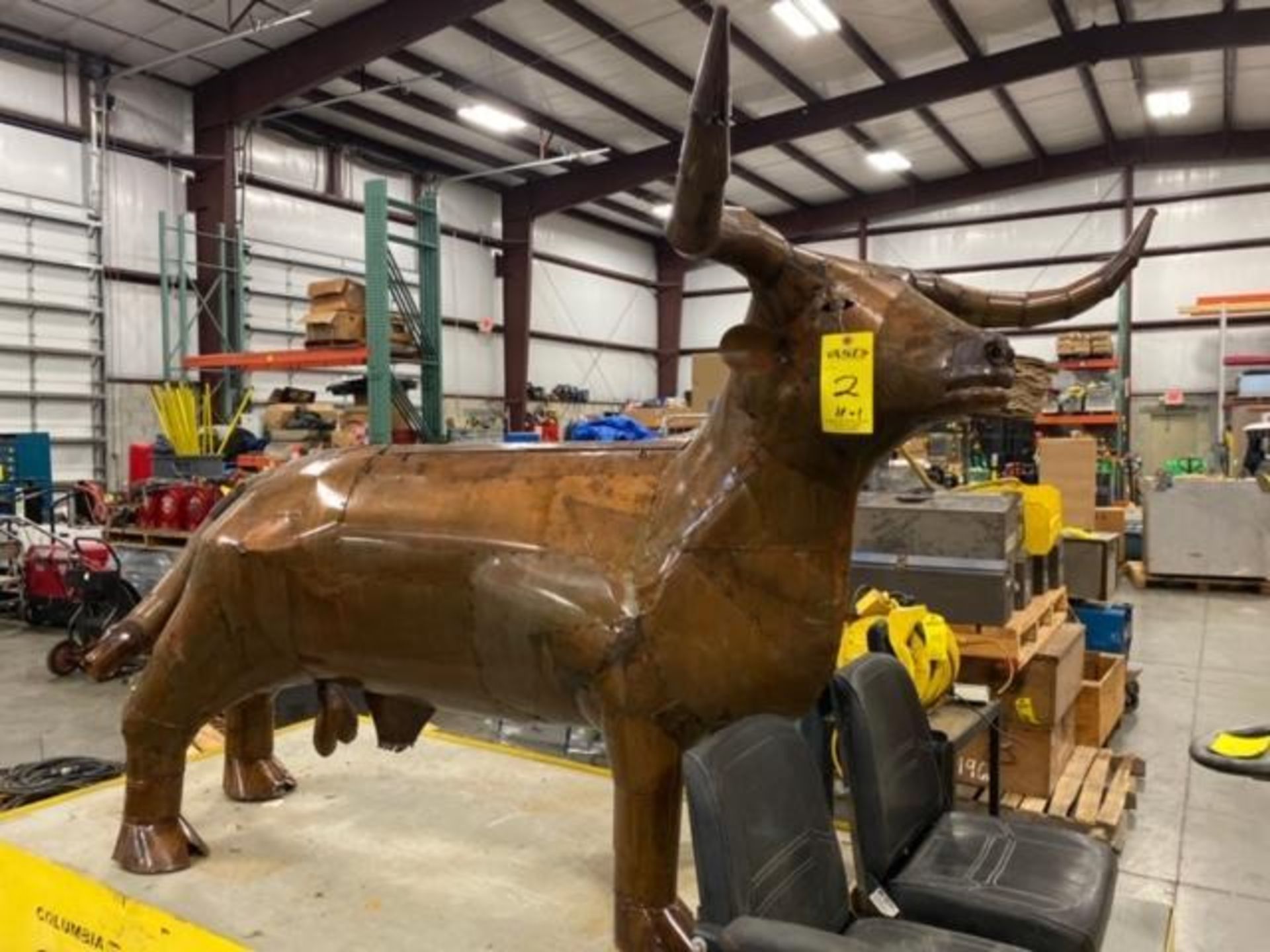 UNUSED XL COPPER BULL GRILL