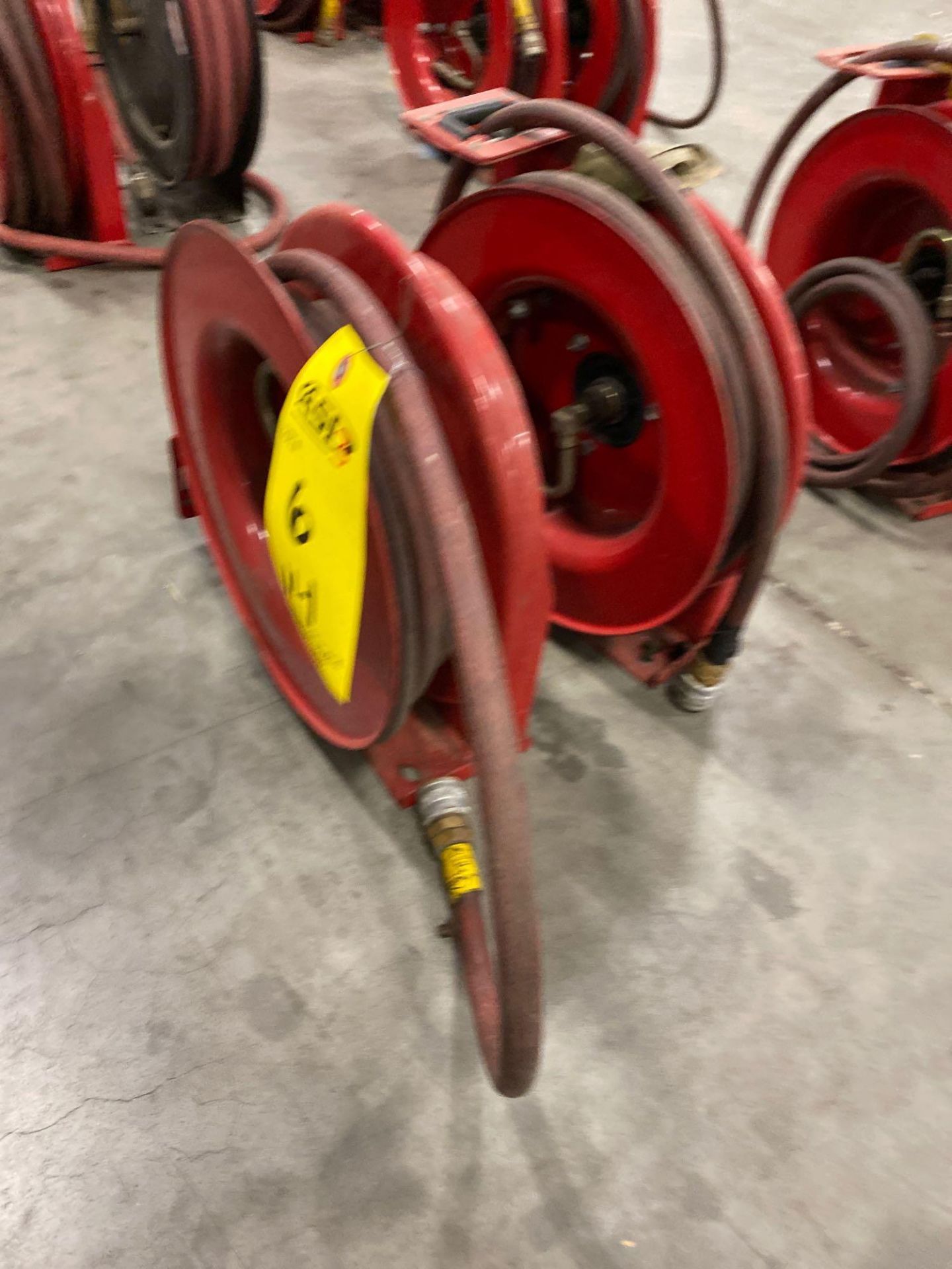 TWO REELCRAFT HOSE REELS