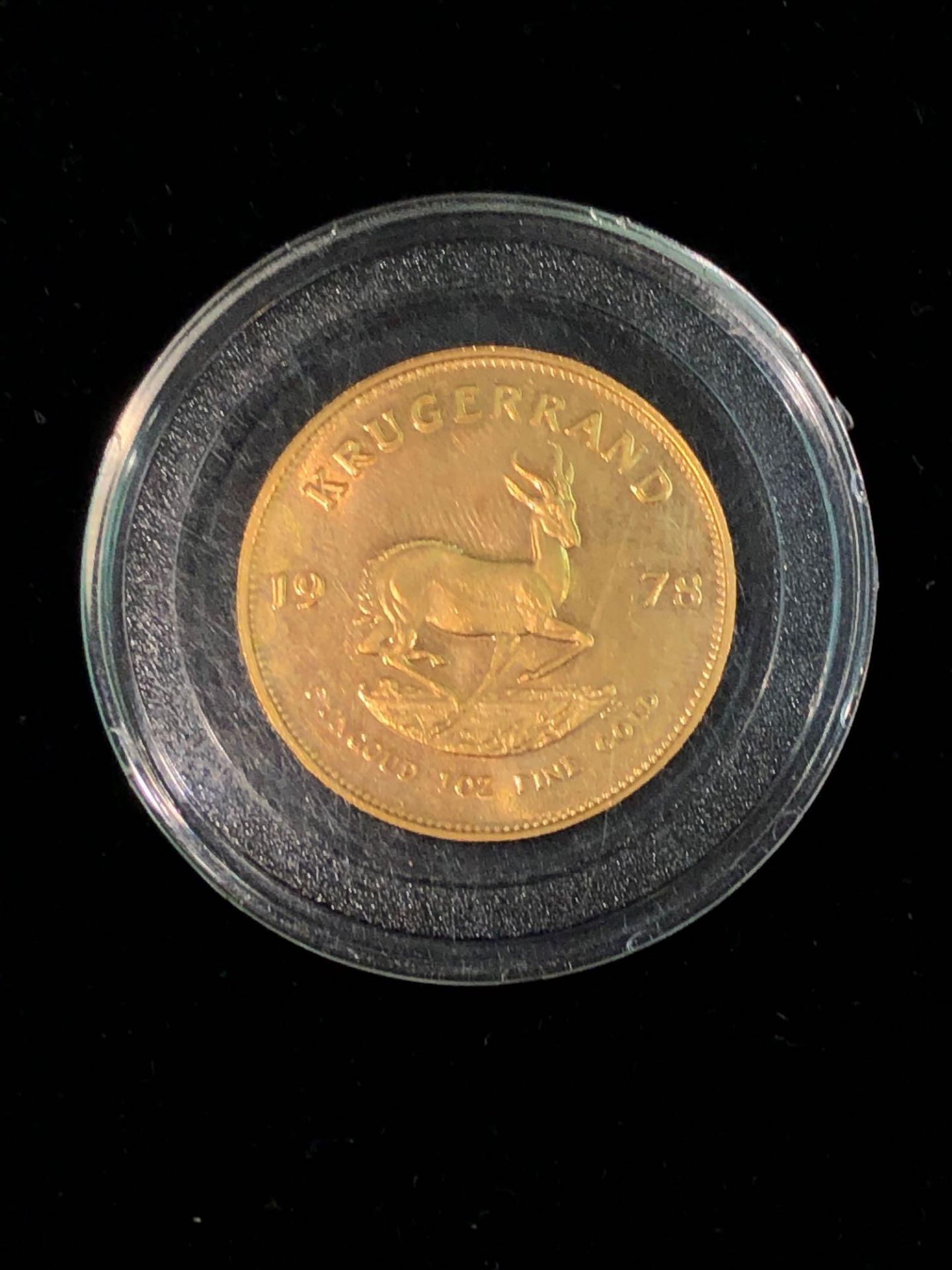 1 OZ FINE GOLD KRUGERRAND 1978 - Bild 2 aus 2