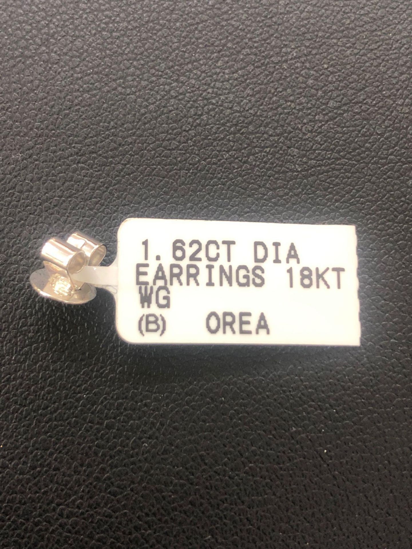 DOVE DESIGNER EARRINGS 1.62CT DIAMONDS 18KT WHITE GOLD - Image 2 of 3