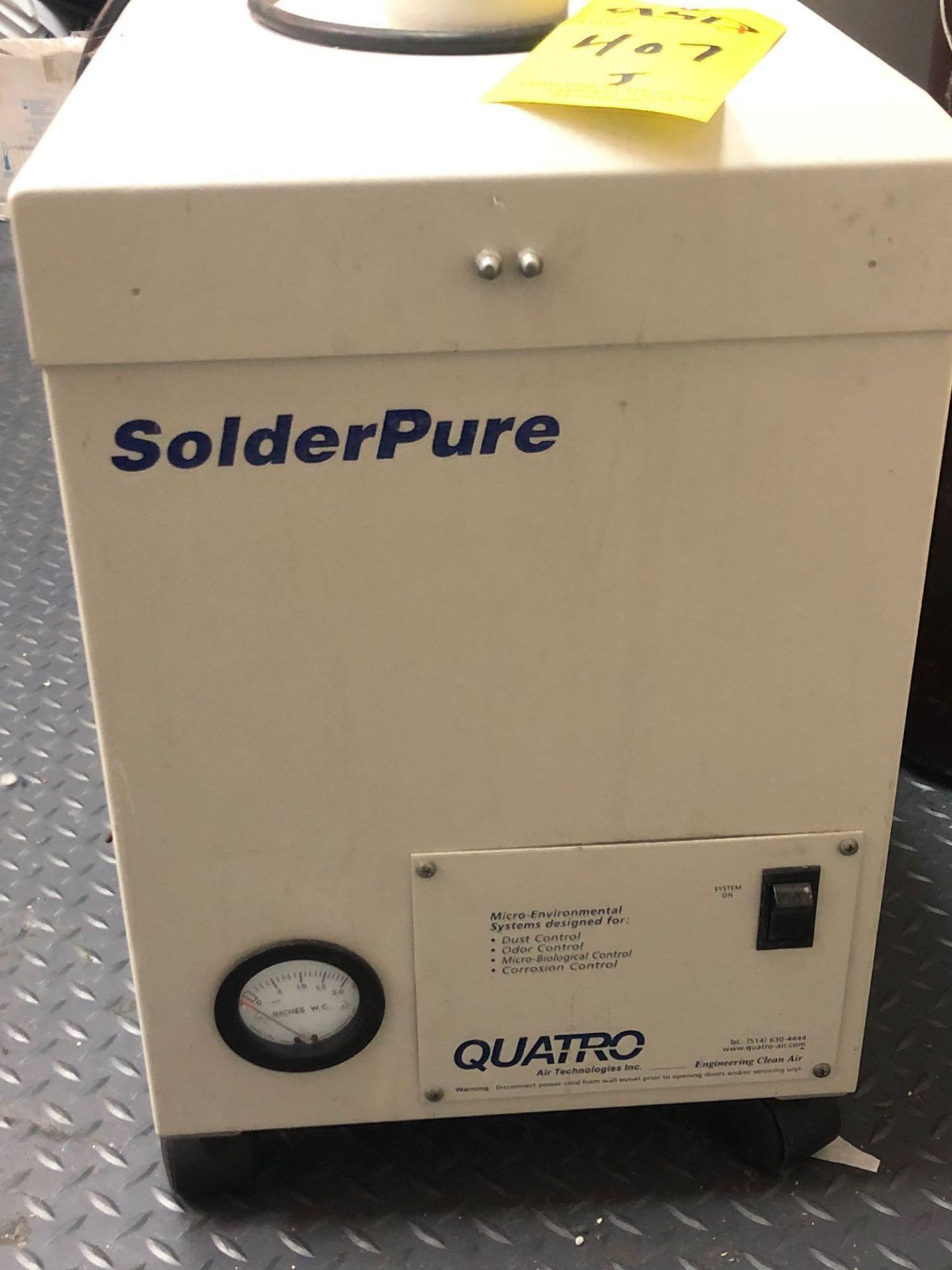 SOLDERPURE FILTRATION MACHINE