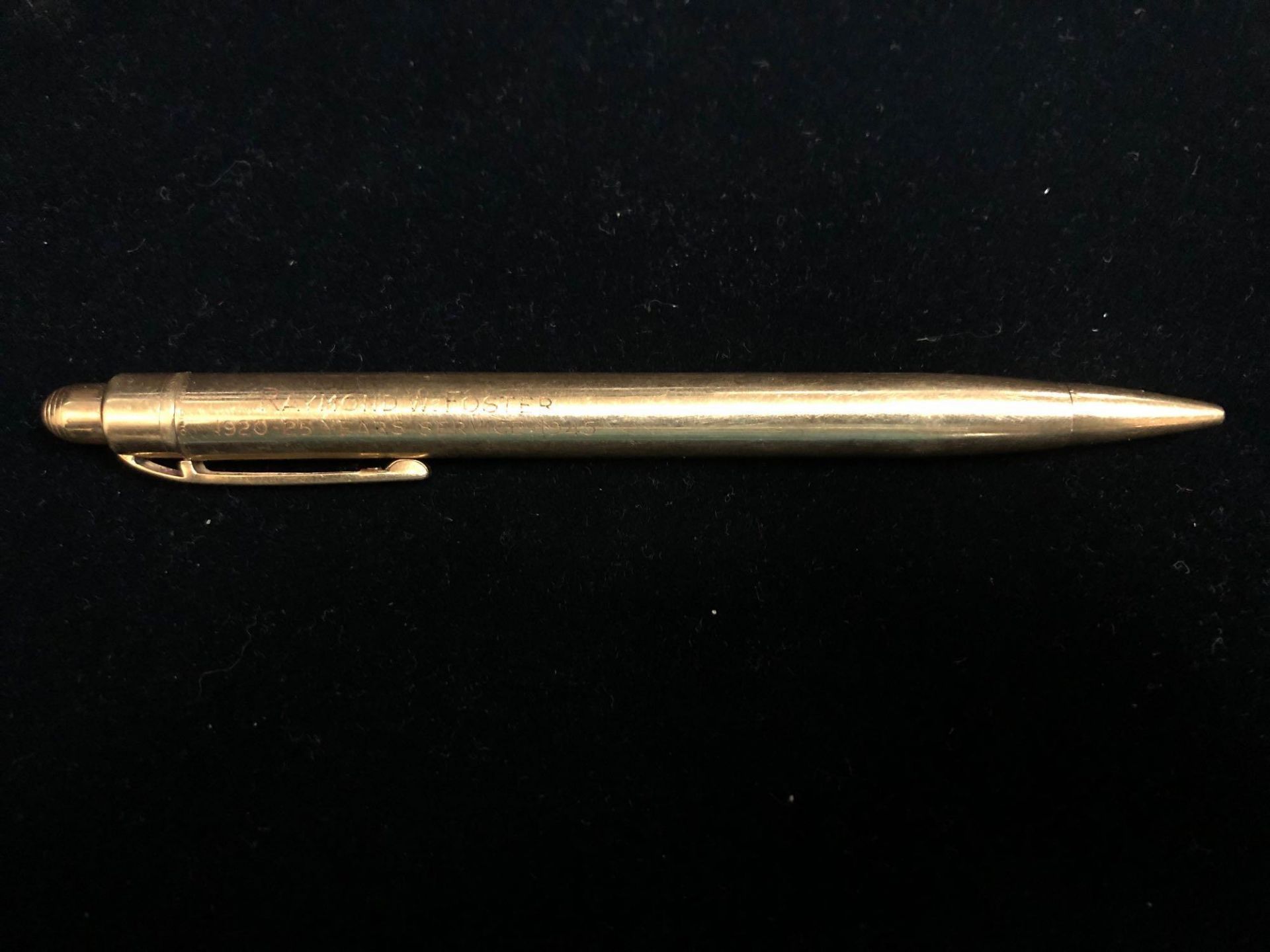 14K GOLD EVERSHARP PEN AND PENCIL SET- ENGRAVED - Image 4 of 5