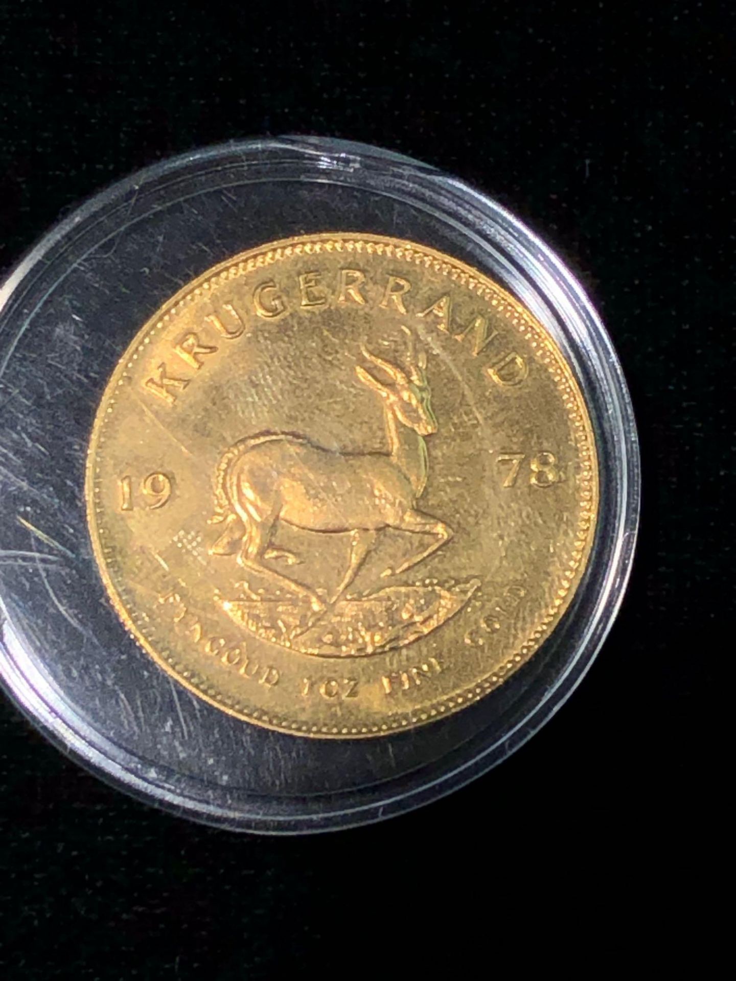 1978 1 OZT FINE GOLD KRUGERRAND COIN - Bild 3 aus 4