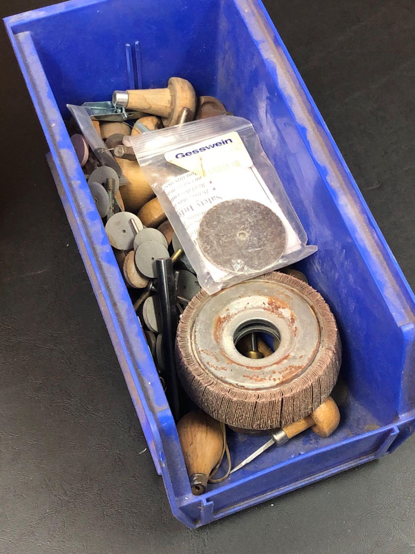 BIN WITH MISC TOOLS/PARTS