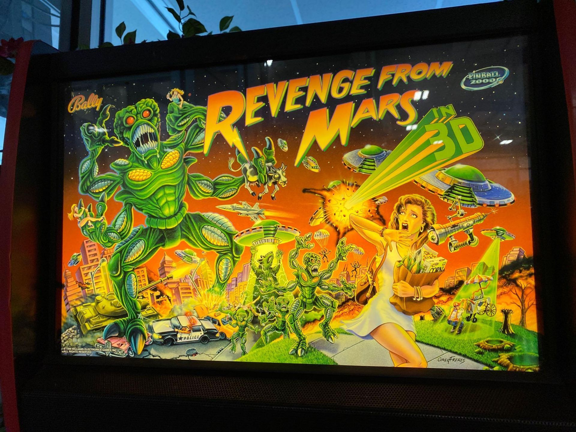 REVENGE FROM MARS PINBALL MACHINE- WORKS - Bild 4 aus 7