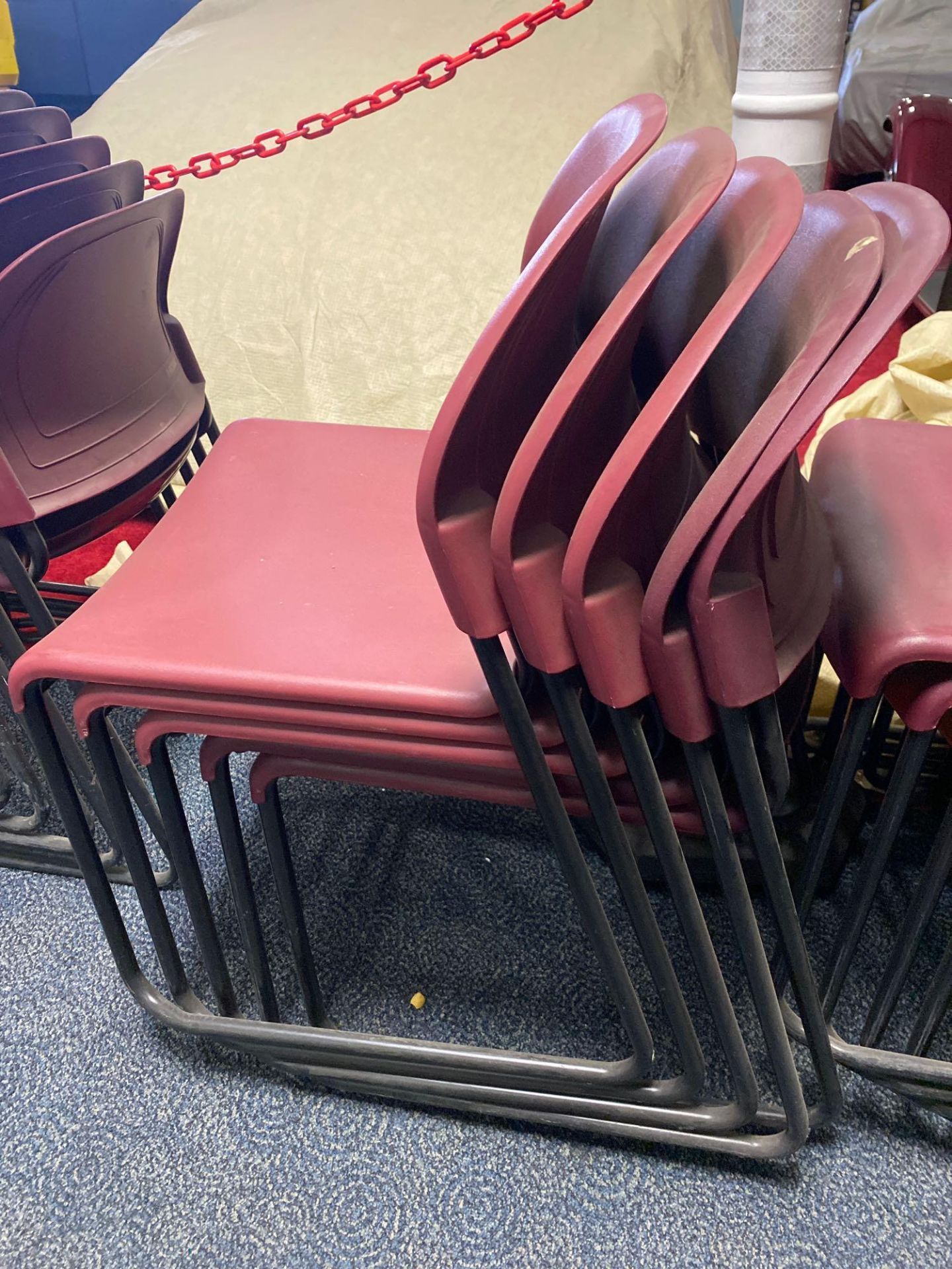 GROUP OF STACKING CHAIRS - Image 2 of 2