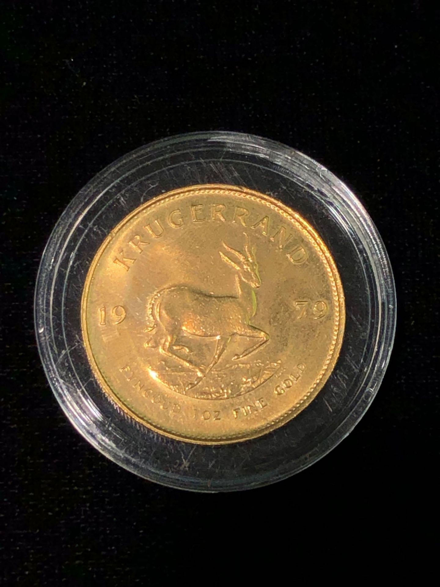 1979 1 OZT FINE GOLD KRUGERRAND COIN - Bild 4 aus 4