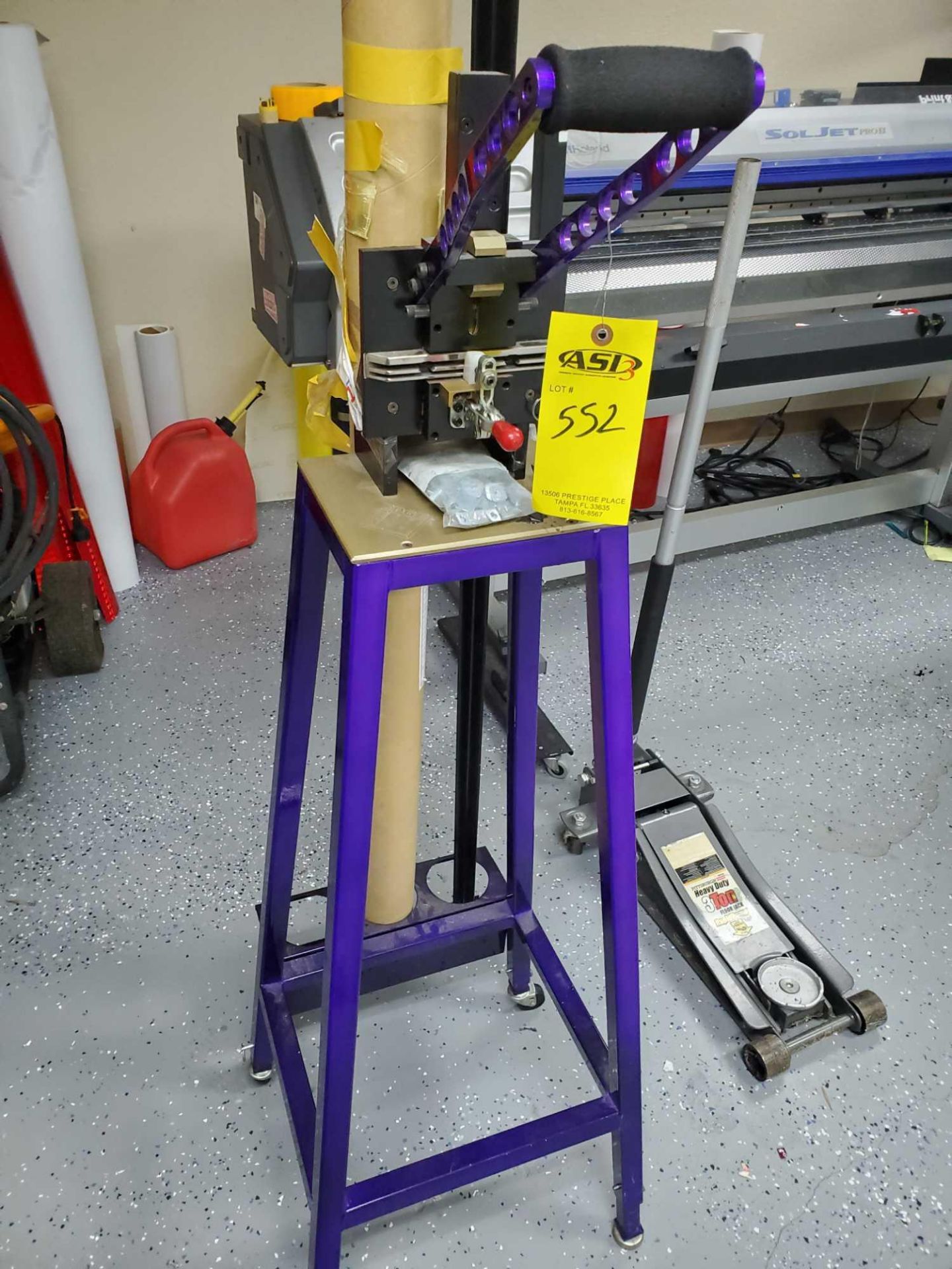 PRO EDGE SYSTEMS FRAMING MACHINE W TUBE OF FRAMING