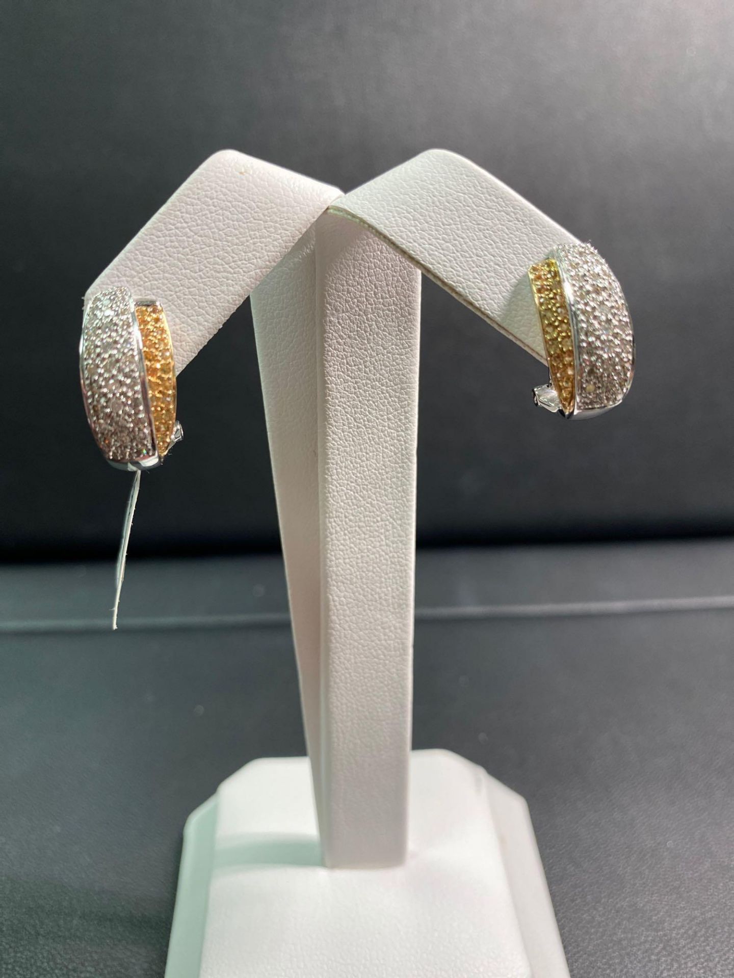 APPROXIMATELY 1.00CT DIAMOND EARRINGS 14K