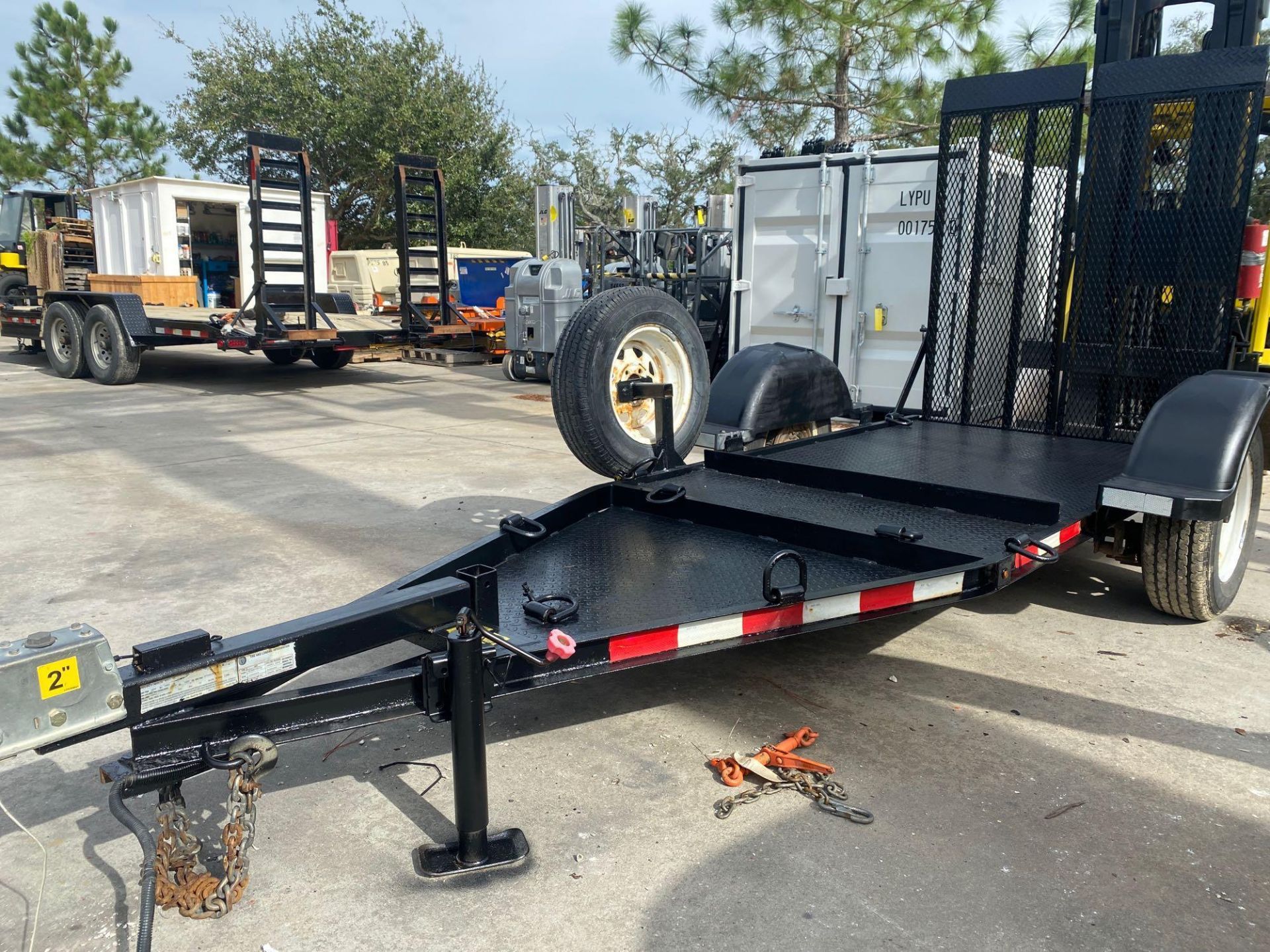 MMDI, INC EQUIPMENT TRAILER, 3490GVWR, FOLDING RAMP, SINGLE AXLE