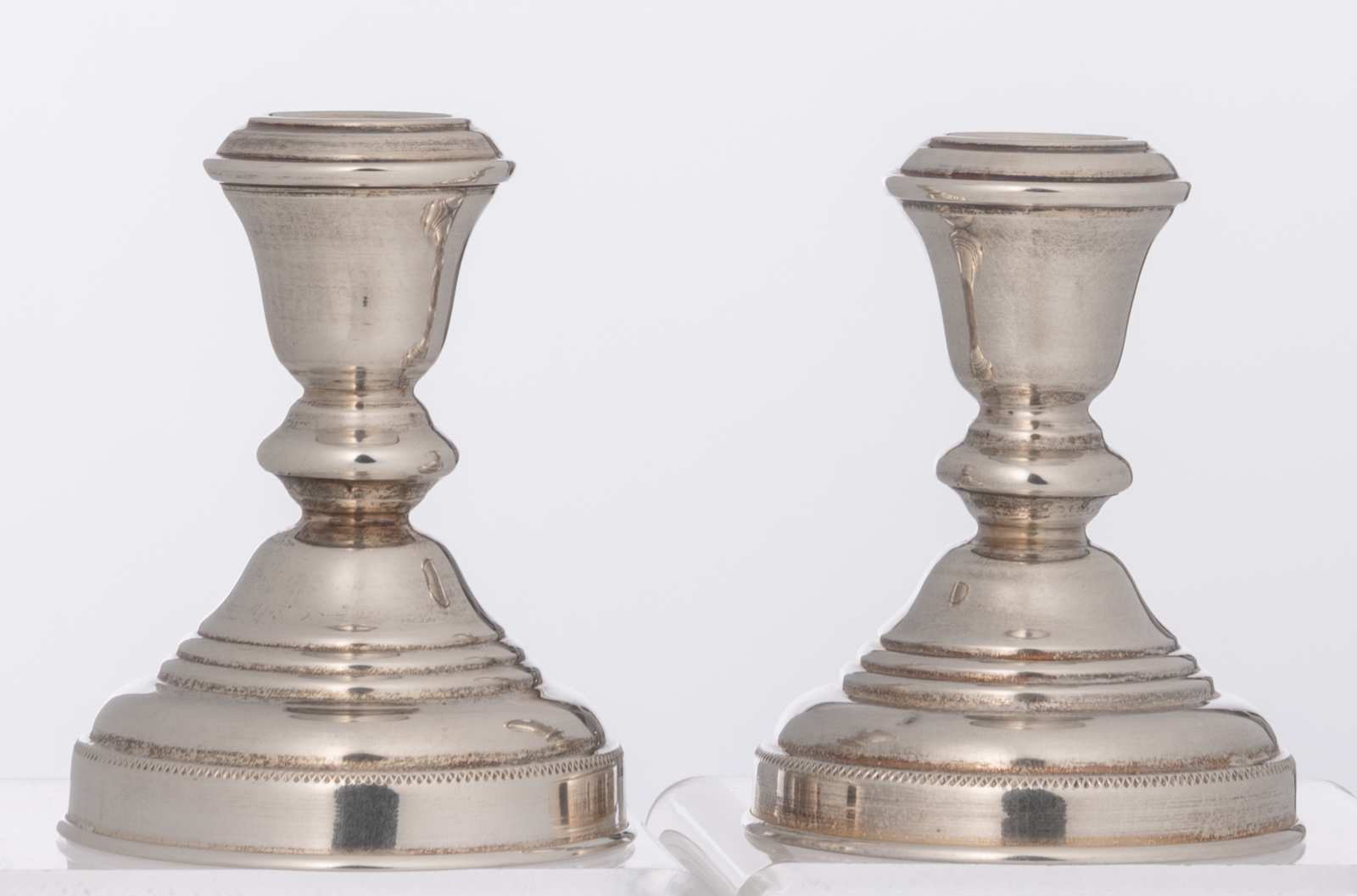 A German four-piece Neoclassical silver 925/000 coffee and tea set with ivory handles, on a matching - Image 22 of 34