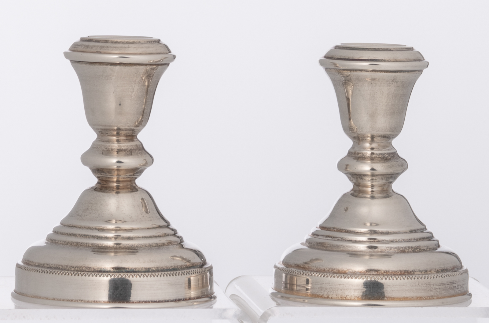 A German four-piece Neoclassical silver 925/000 coffee and tea set with ivory handles, on a matching - Image 23 of 34