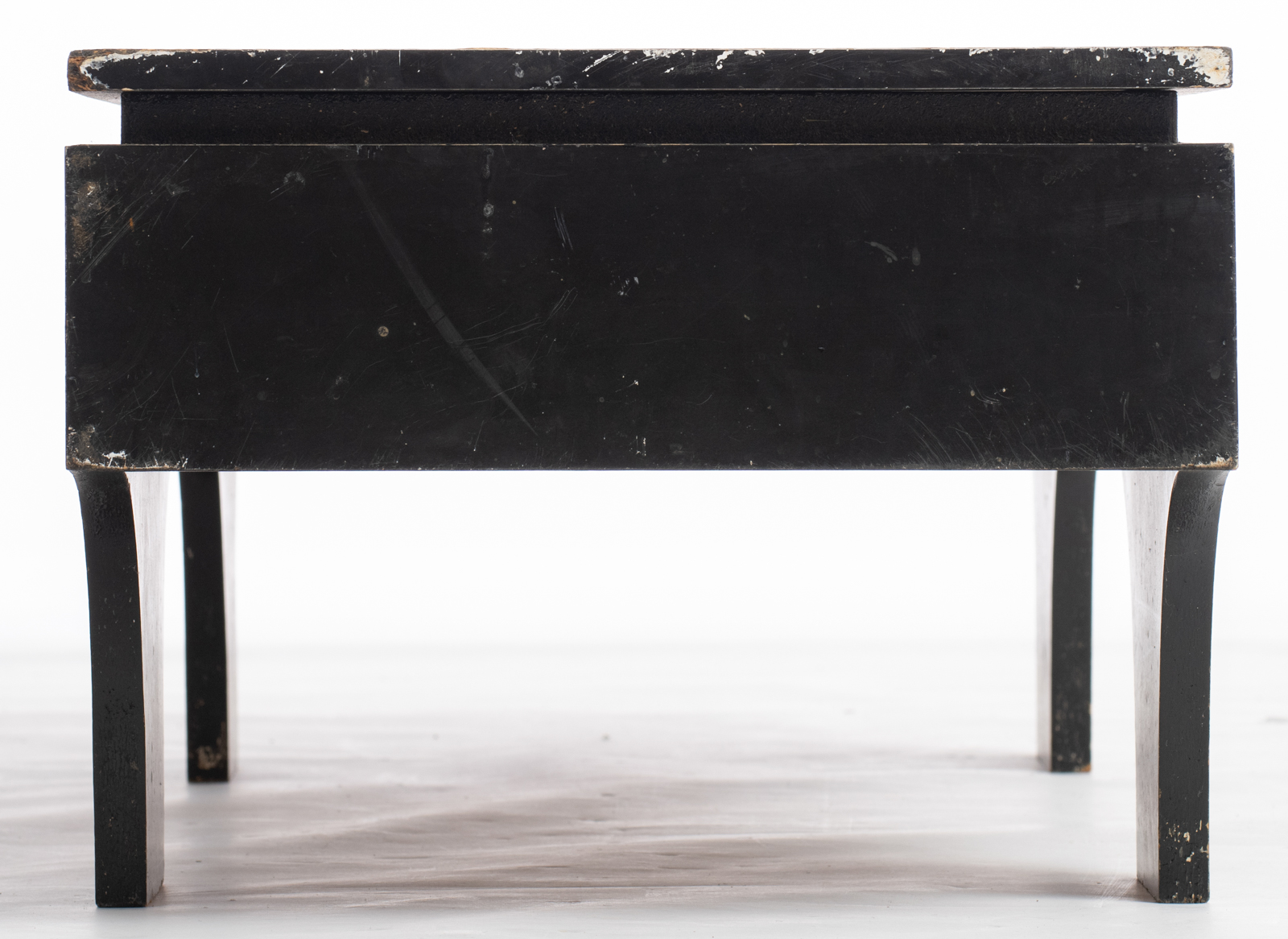 A vintage black and white lacquered fibreboard coffee table by Emile Veranneman, in collaboration wi - Image 5 of 11