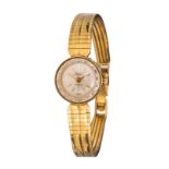 An 18ct gold wristwatch marked 'Helvi Incabloc - Swiss', total weight 23 g (incl. the movement)