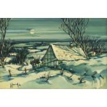 Vervisch G., a winter landscape, dated (19)61 (?), oil on canvas, 40 x 60 cm Is possibly subject of