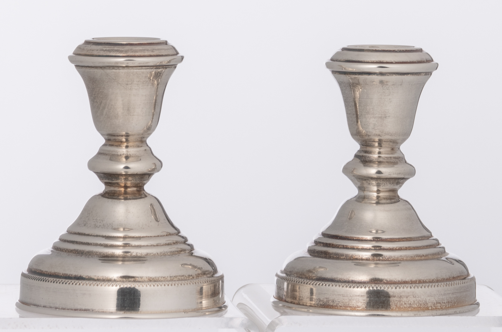 A German four-piece Neoclassical silver 925/000 coffee and tea set with ivory handles, on a matching - Image 21 of 34