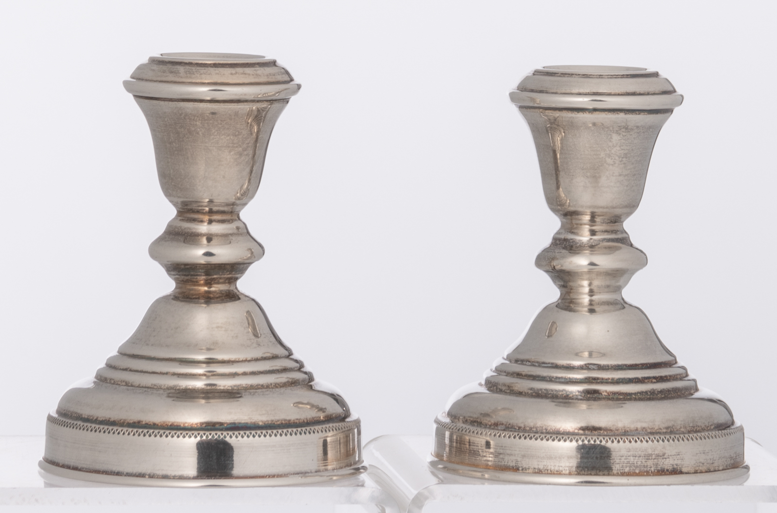 A German four-piece Neoclassical silver 925/000 coffee and tea set with ivory handles, on a matching - Image 20 of 34