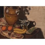 Malfait H., a still life with fruit, oil on canvas, 51 x 68 cm Is possibly subject of the SABAM legi