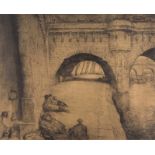 De Bruycker, J., Pont Neuf Paris, etching and aquatint on paper, N° 38/100, 46,5 x 56,5 cm