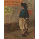 Torlotte Y., 'L'alcool tue', dated 1899, oil on canvas, 65,5 x 81 cm