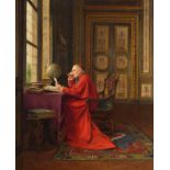 Marais-Milton V., a cardinal dedicated to his work, oil on canvas, 38,5 x 46,5 cm Is possibly subjec