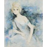 Charoy B., 'Caroline', dated 1980, oil on canvas, 38 x 56 cm Is possibly subject of the SABAM legisl