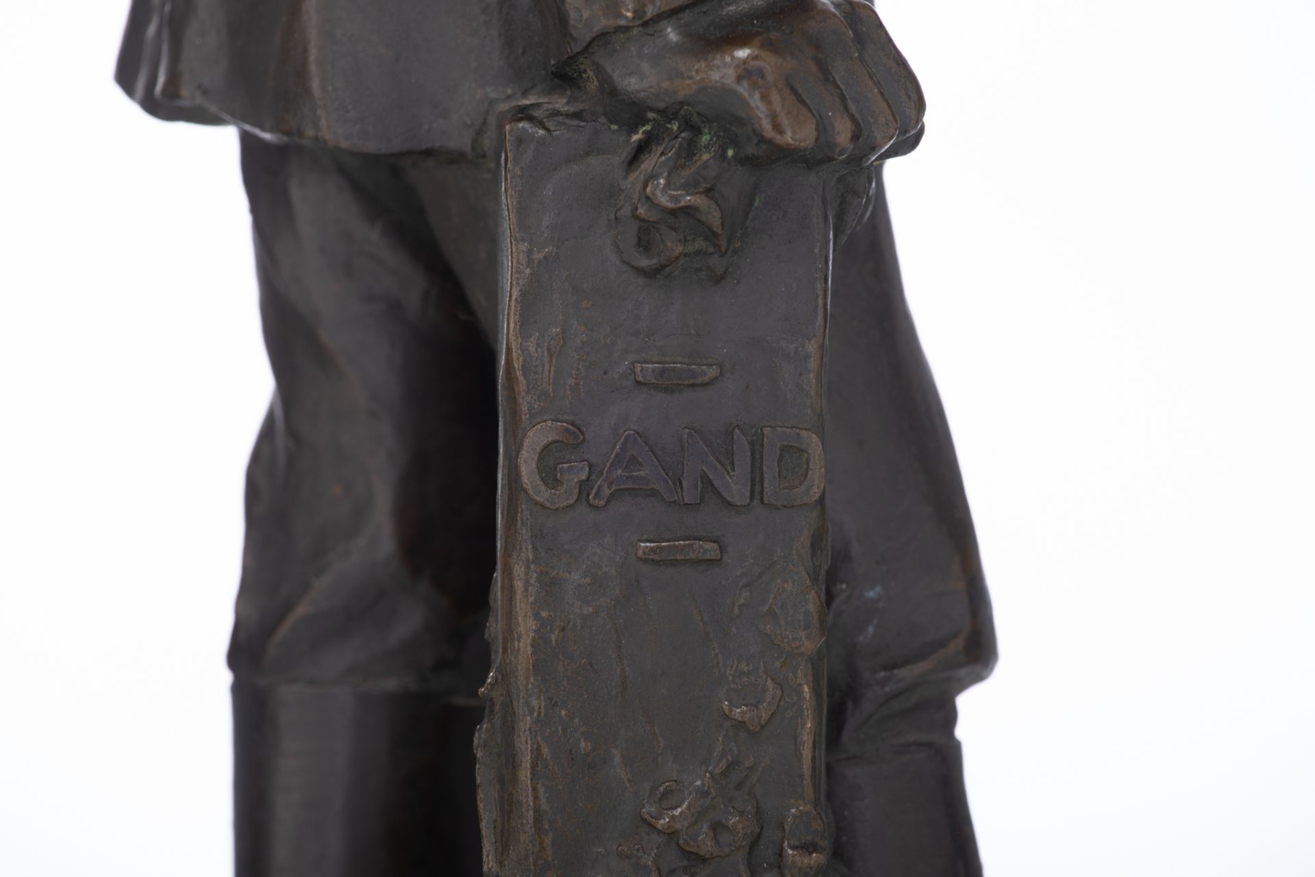 Herain J., the portrait of a standing marshal, with inscription 'Gand', and dated 1892, with a casti - Bild 6 aus 8