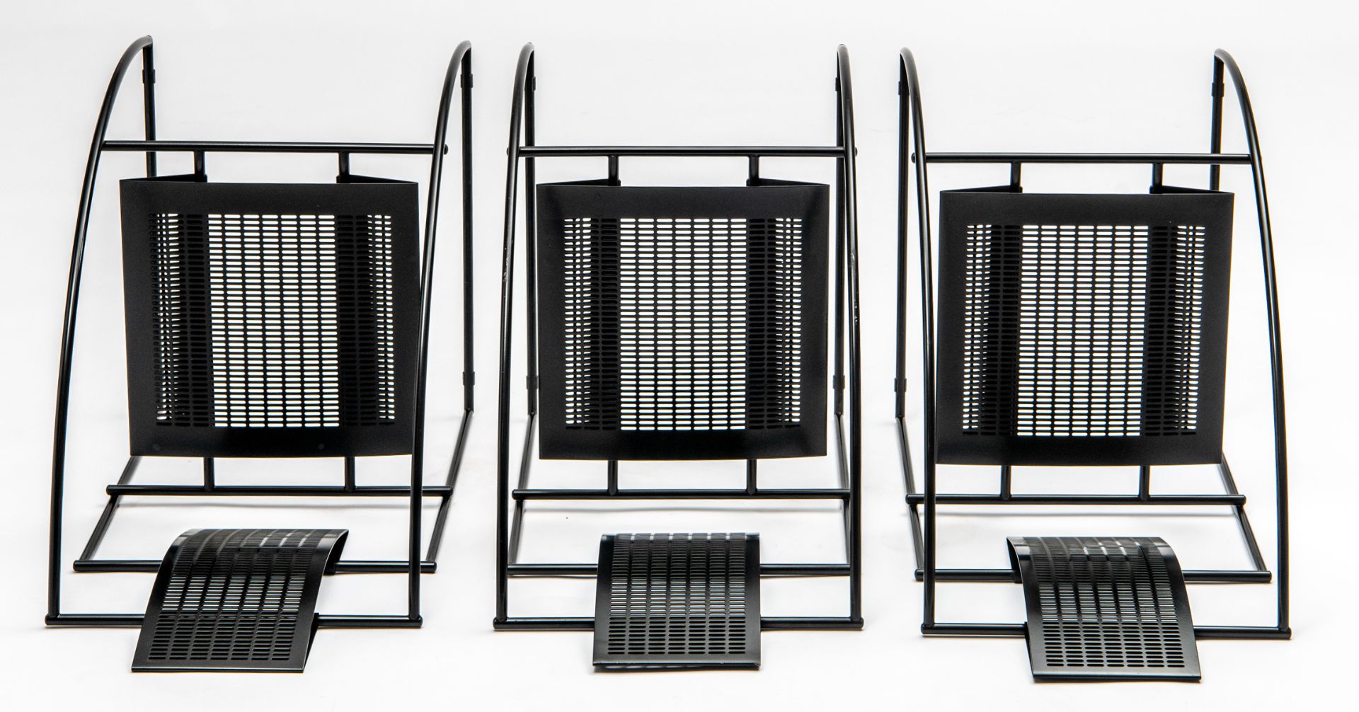 A set of six black lacquered Quinta chairs, design by Mario Botta for Alias, the 1980s, H 94 - W 45 - Bild 21 aus 22