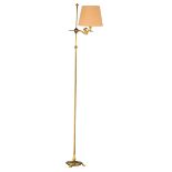 A gilt bronze Empire style floor lamp, H 164 cm