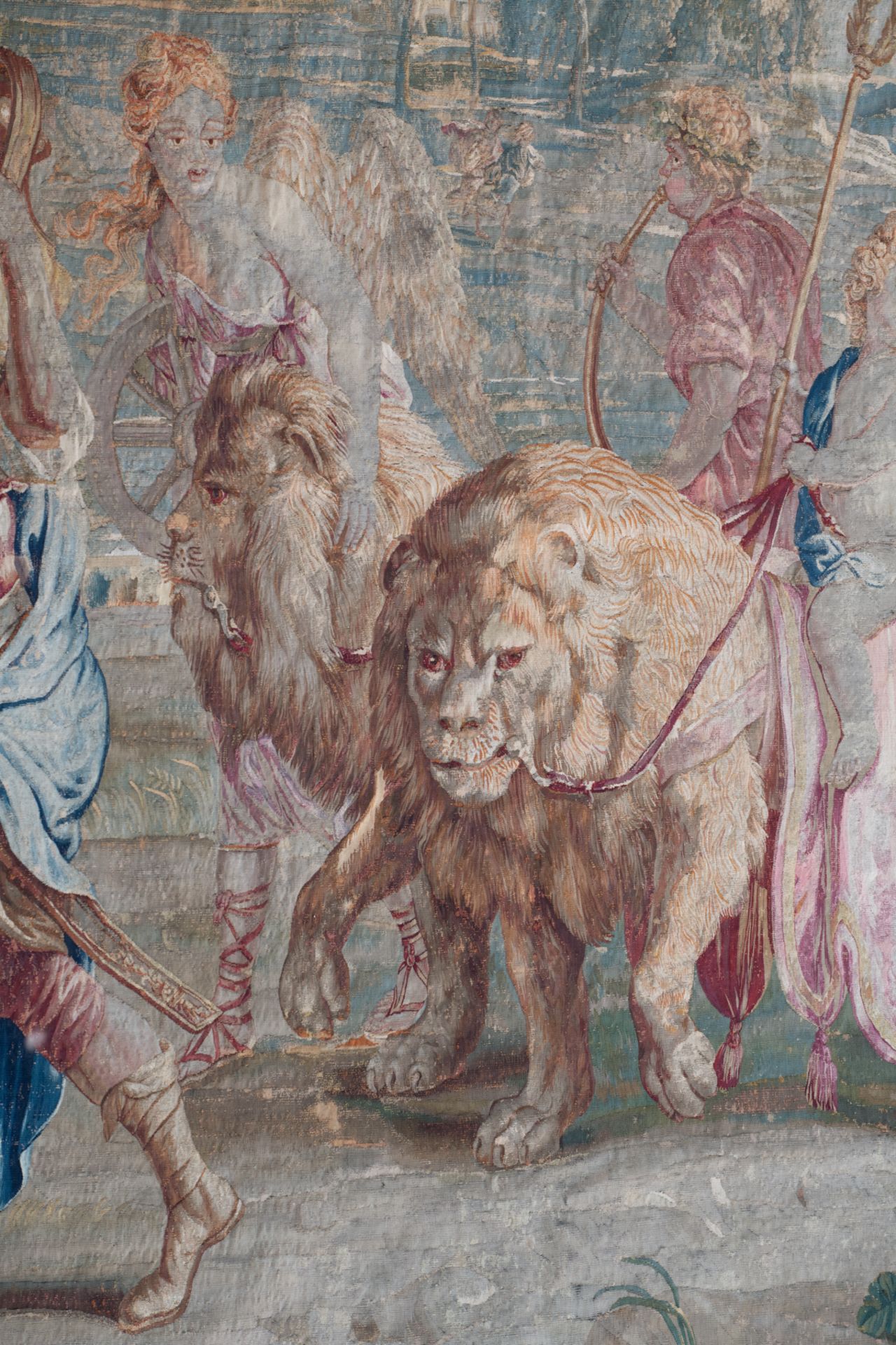 An important Brussels (Flemish) wall tapestry, depicting the glorification of Mars, an edition by or - Image 3 of 13