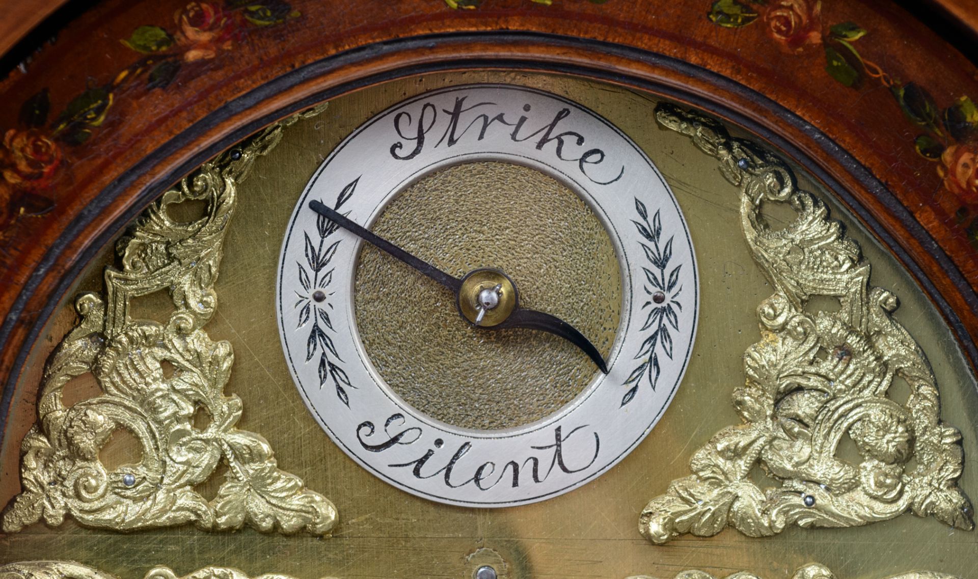 A fine mahogany veneered Victorian longcase clock, polychrome decorated with handpainted grotesques, - Image 6 of 15