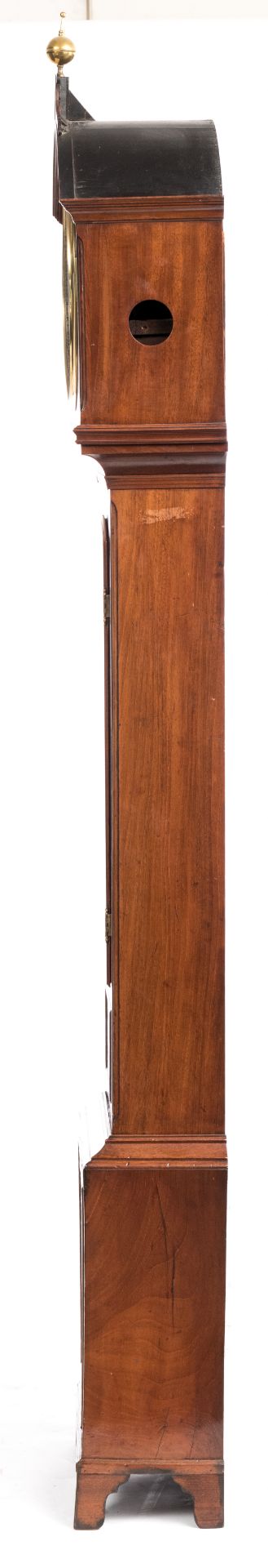 An English Regency mahogany longcase clock, the dial marked 'James Clark, Edinburgh', early 19thC, H - Image 2 of 8