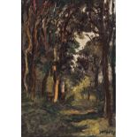 Jespers Fl., a forest view, oil on canvas, 41,5 x 60 cm Is possibly subject of the SABAM legislation