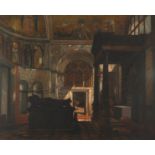 Van Moer G.B., The Saint Zeno chapel in the basilica San Marco Venice, oil on canvas, 122 x 98 cm