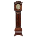 A mahogany veneered Gothic-inspired Victorian longcase clock, the dial signed 'Vale Lichfield', H 14