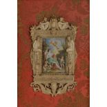No visible signature, a miniature depicting an allegory on spring, watercolour on ivory, mounted in