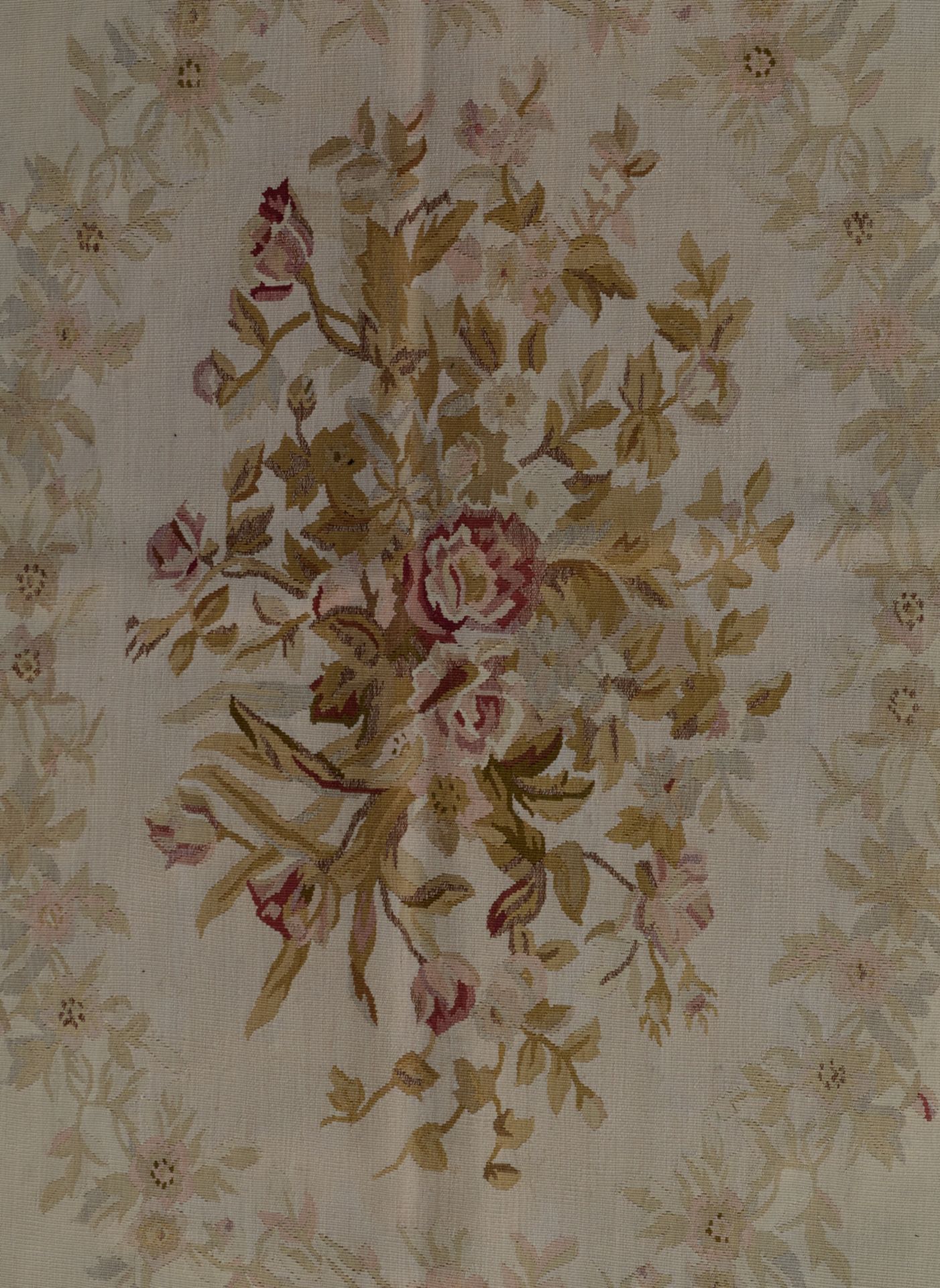 An French Aubusson carpet, 19thC, 180 x 277 cm - Bild 4 aus 5