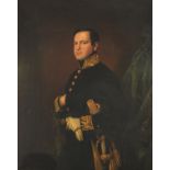 Bennet Ch., the half-length bust portrait of a nobleman, oil on canvas, 94 x 120 cm