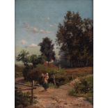 Gérard Th., a pastoral scene, dated (18)78, oil on canvas, 26,5 x 36,5 cm