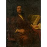 De Poilly G., the portrait of a scholar, 17thC, oil on canvas, 122 x 90 cm